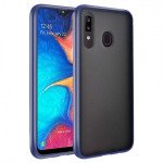 Wholesale Samsung Galaxy A50 A30S A50S Slim Matte Hybrid Bumper Case (Blue)